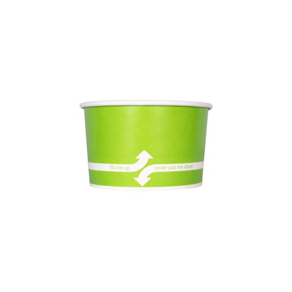 [600 ct] 20 oz Paper Food Containers | 127 mm | Green