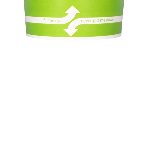 [600 ct] 20 oz Paper Food Containers | 127 mm | Green