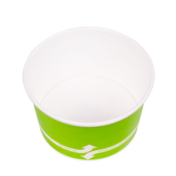 [600 ct] 20 oz Paper Food Containers | 127 mm | Green