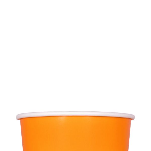 [600 ct] 20 oz Paper Food Containers | 127 mm | Orange