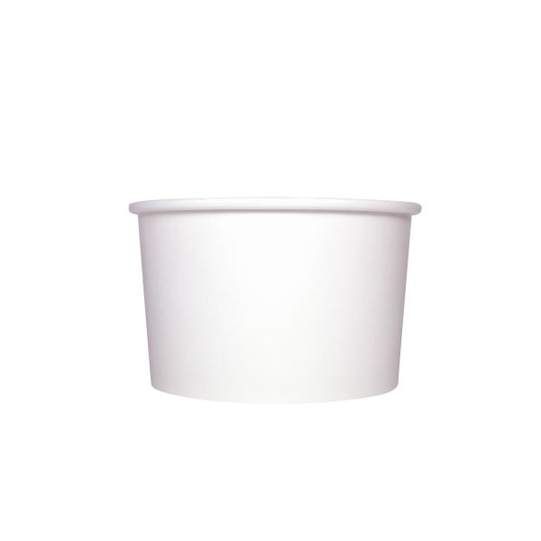 [600 ct] 20 oz Paper Food Containers | 127 mm | White