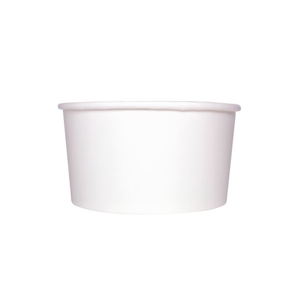[600 ct] 24 oz Paper Food Containers | 142 mm | White