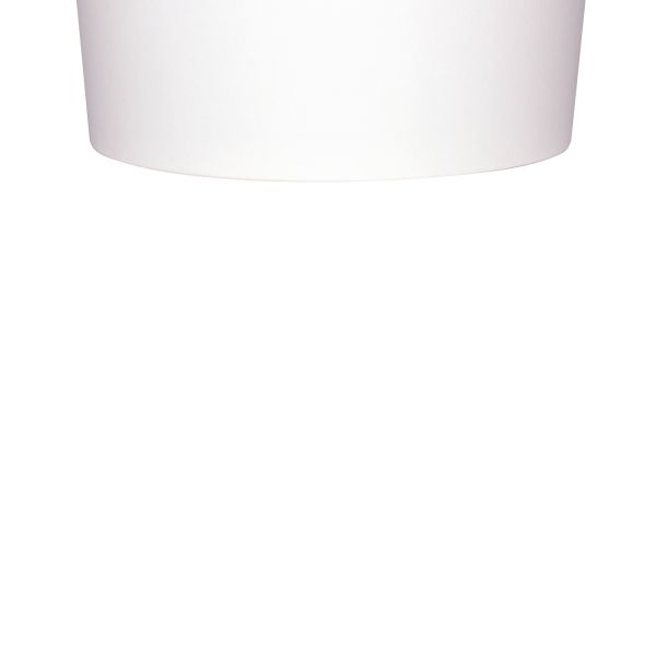 [600 ct] 24 oz Paper Food Containers | 142 mm | White