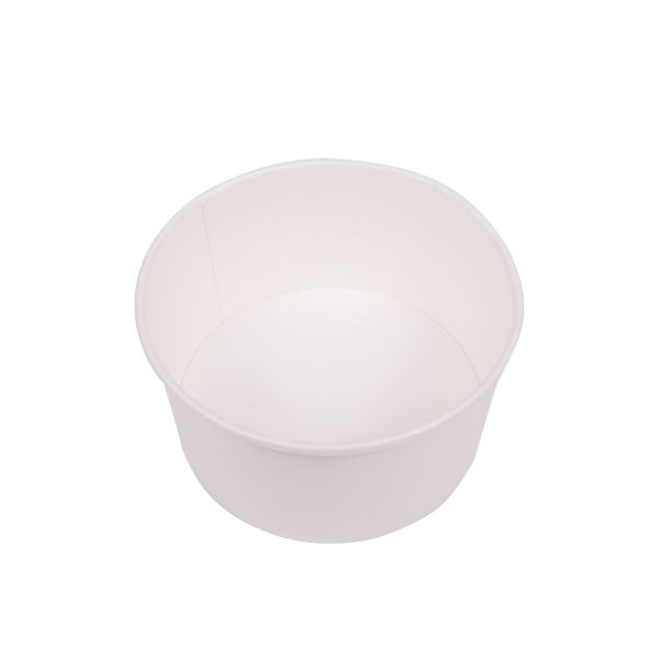 [600 ct] 24 oz Paper Food Containers | 142 mm | White