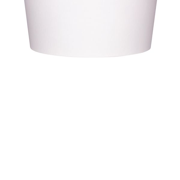 [600 ct] 28 oz Paper Food Containers | 142 mm | White