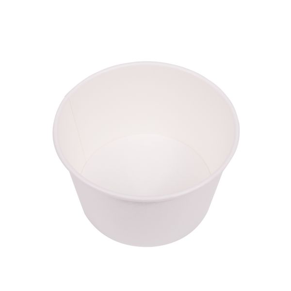 [600 ct] 28 oz Paper Food Containers | 142 mm | White