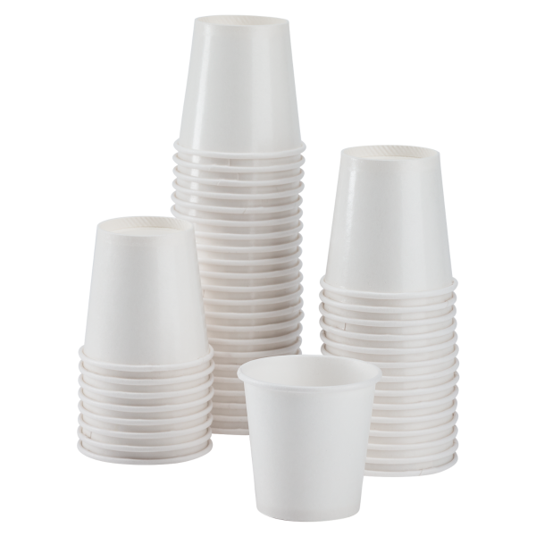 [2,000 ct] 2 oz Paper Food Containers | 51 mm | White