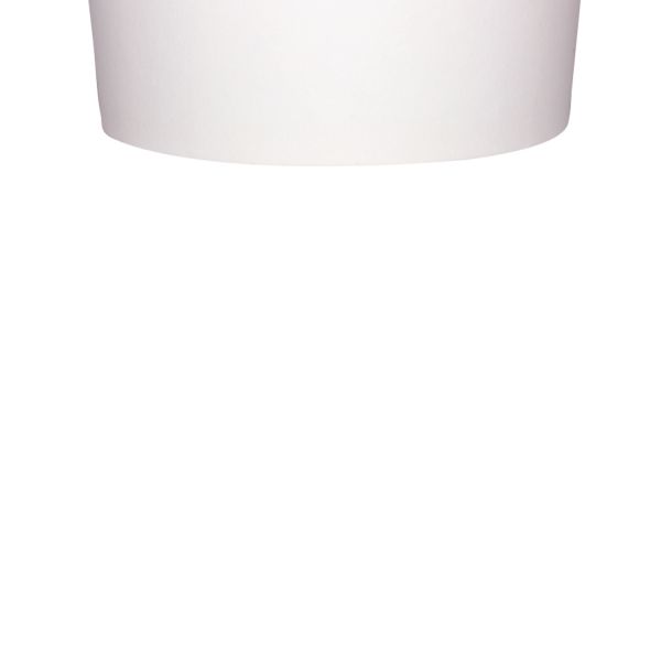 [600 ct] 32 oz Paper Food Containers | 142 mm | White