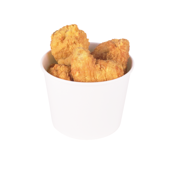 [600 ct] 32 oz Paper Food Containers | 142 mm | White