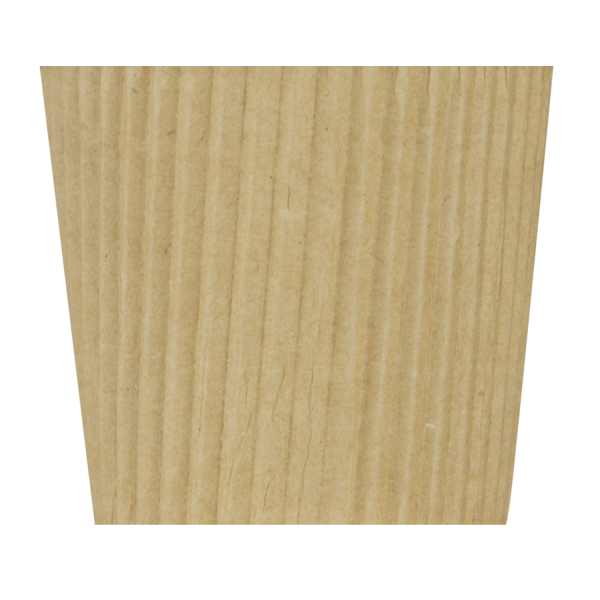 [1000 ct] 4 oz Paper Coffee Cups | Ripple | 62 mm | Kraft