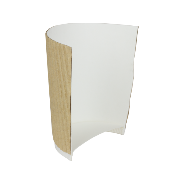 [1000 ct] 4 oz Paper Coffee Cups | Ripple | 62 mm | Kraft