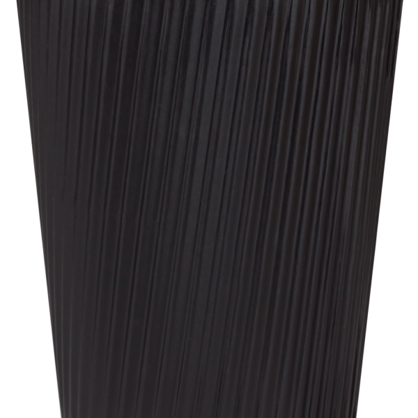 [500 ct] 8 oz Paper Coffee Cups | Ripple | 80 mm | Black