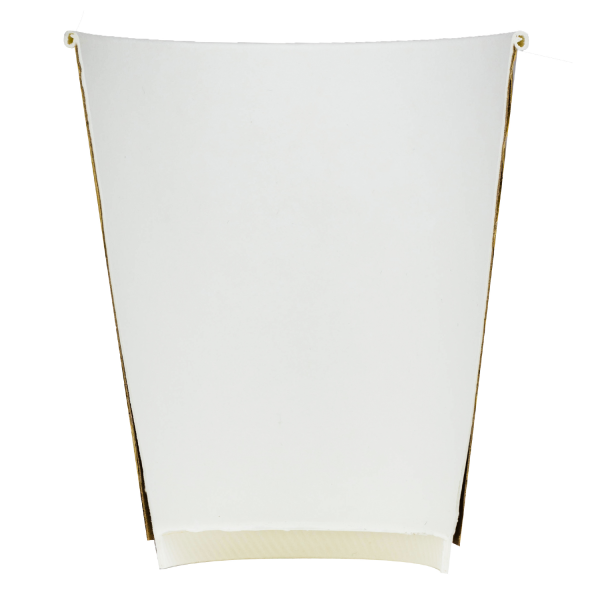 [500 ct] 12 oz Paper Coffee Cups | Ripple | 90 mm | Kraft
