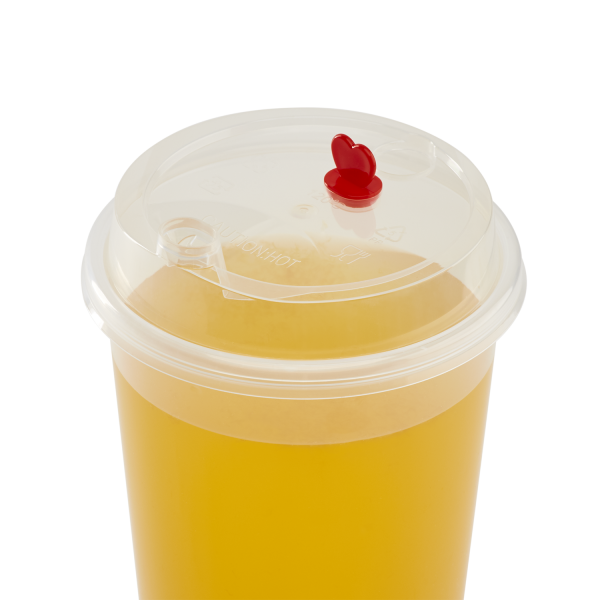 [1,000 ct] Plastic Dome Sip Lids | 90 mm | For 16/24 oz Tall Premium PP Cups | Clear