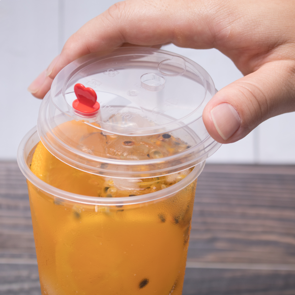 [1,000 ct] Plastic Dome Sip Lids | 90 mm | For 16/24 oz Tall Premium PP Cups | Clear