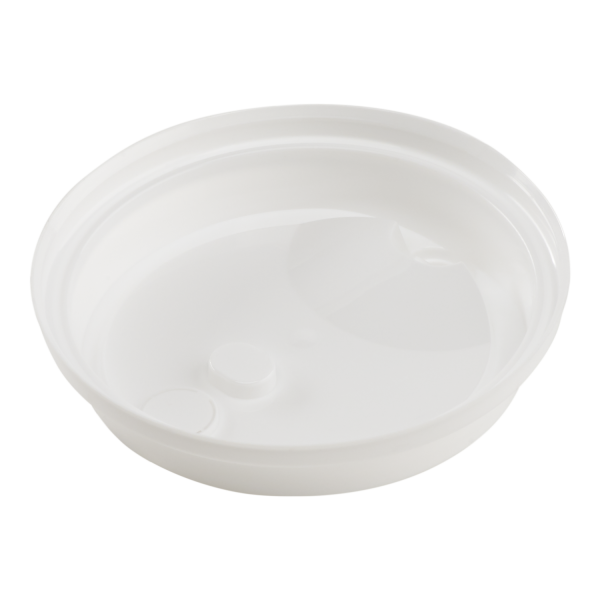 [1,000 ct] Plastic Dome Sip Lids | 90 mm | For 16/24 oz Tall Premium PP Cups | White