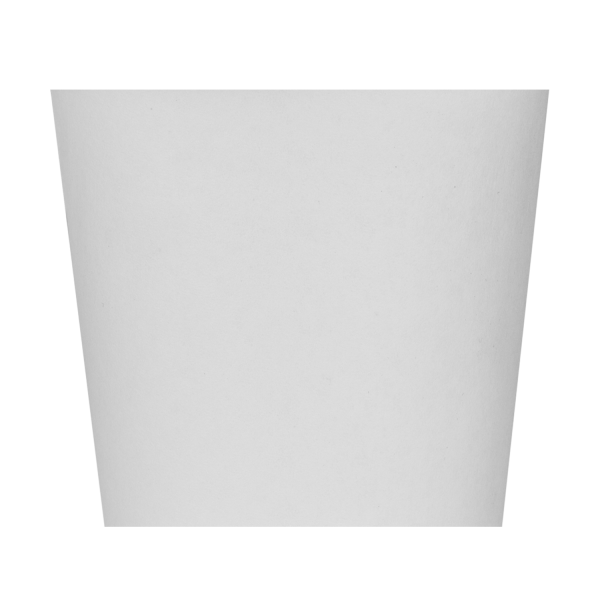 [500 ct] 10 oz Paper Coffee Cups | Wrapped Insulated | 90 mm | White