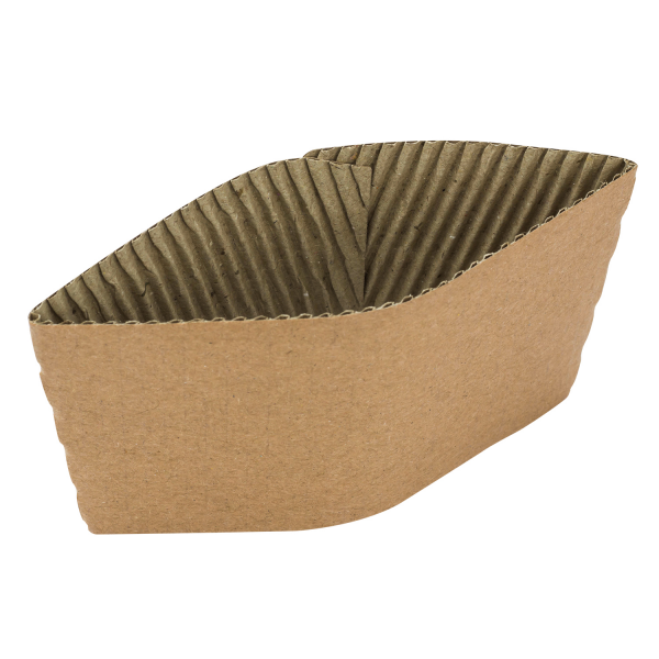 [1,000 ct] Coffee Cup Sleeves, Kraft