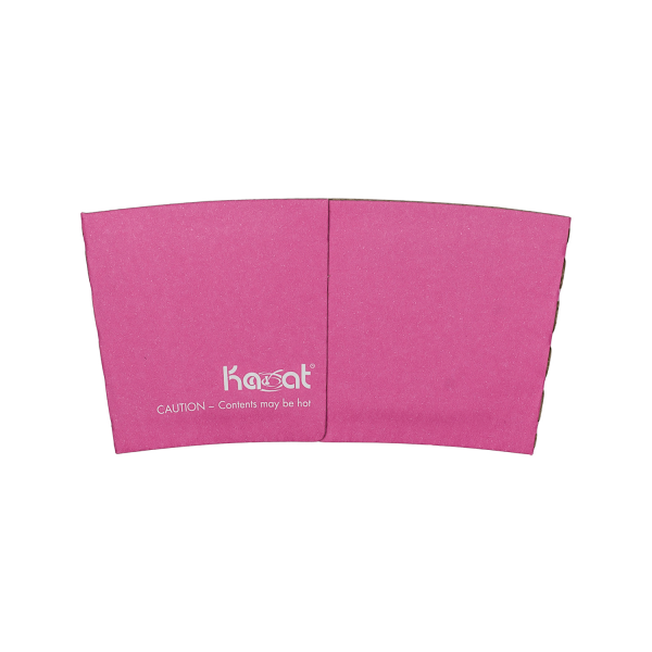 [1,000 ct] Coffee Cup Sleeves, Pink