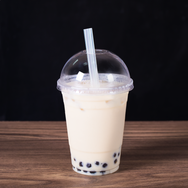 [4,500 ct] Clear Boba Straws | Mixed Stripes (0.39" x 7.5")