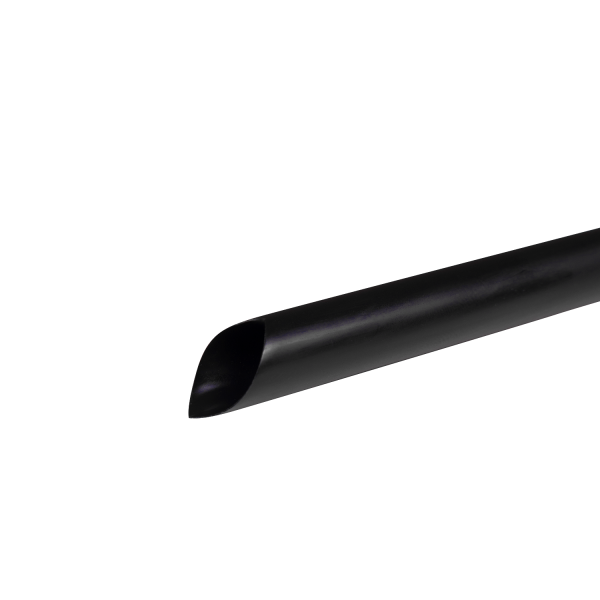 [2,000 ct] Boba Sample Straws | Black (0.39" x 5.75")