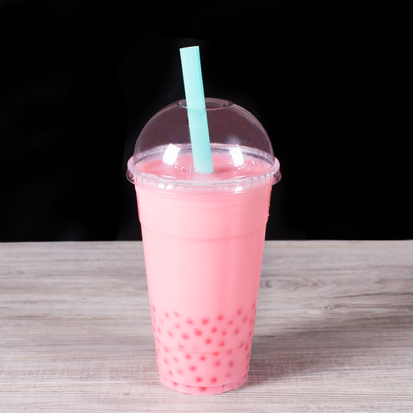 [1,600 ct] Boba Straws | Diagonal Cut | Individually Wrapped | Aqua (0.39" x 9")