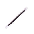 [1,600 ct] Boba Straws | Diagonal Cut | Individually Wrapped | Black (0.39" x 9")