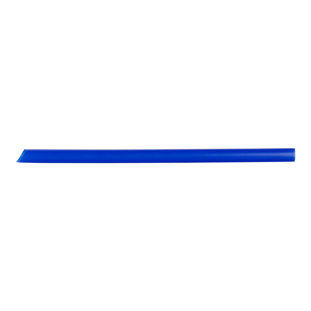 [1,600 ct] Boba Straws | Diagonal Cut | Individually Wrapped | Blue (0.39" x 9")