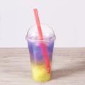 [1,600 ct] Boba Straws | Diagonal Cut | Individually Wrapped | Red (0.39" x 9")
