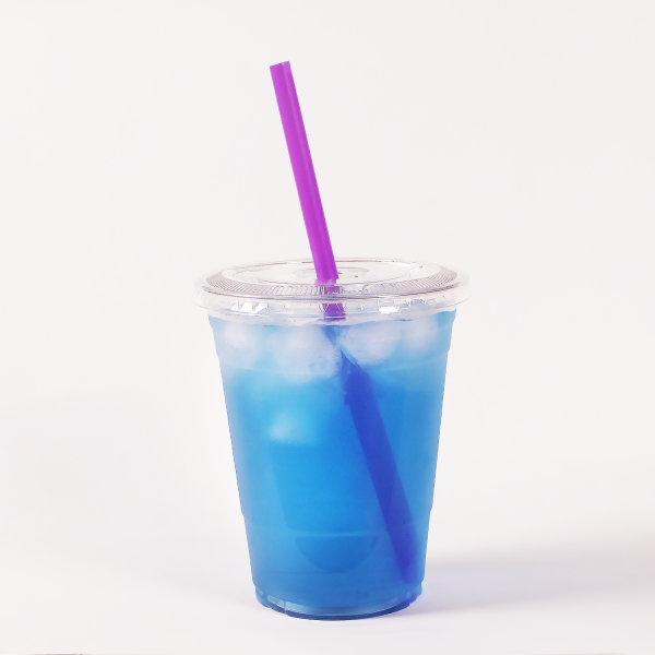 [5,000 ct] Giant Straws | Individually Wrapped | Purple (0.31" x 7.75")