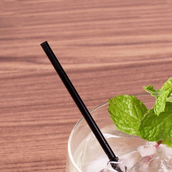 [10,000 ct] Stir Straws | Black (0.12" x 5.25")