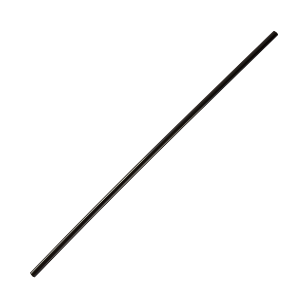 [5,000 ct] Stir Straws | Individually Wrapped | Black, PP (7.5")