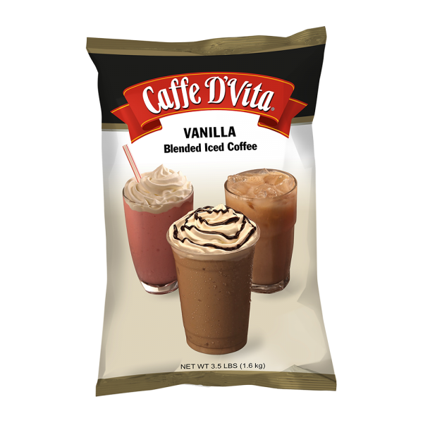 Caffe D'Vita Vanilla Latte Blended Ice Coffee - Bag (3.5 lbs)