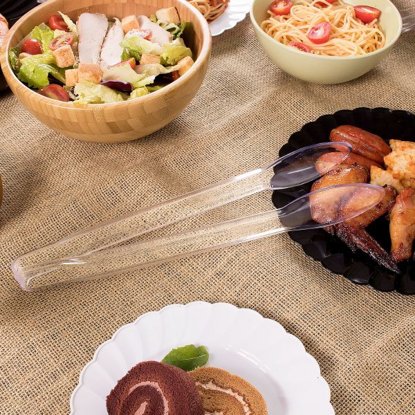 [48 ct] 12" Plastic Serving Tong | PS