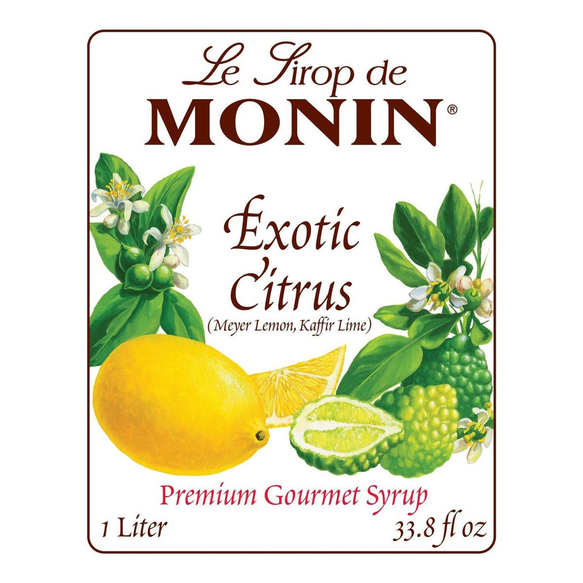 Monin Exotic Citrus Syrup - Plastic Bottle (1L)