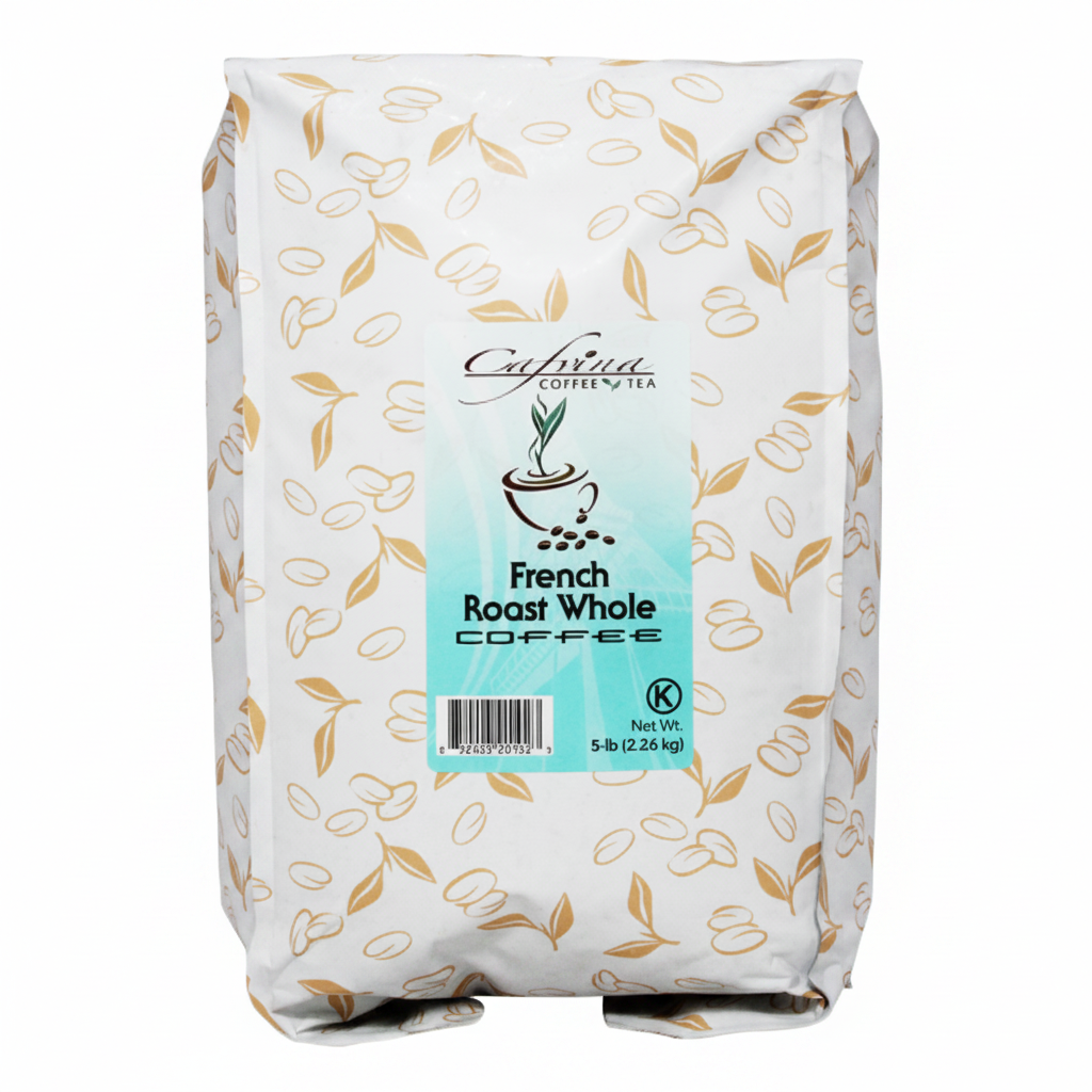 Cafvina French Roast - Whole Bean - Bag (5 lbs)