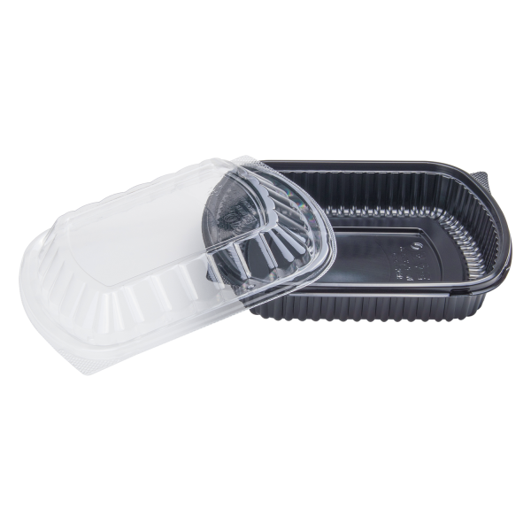 [300 ct] 36 oz Microwaveable Take-Out Box | PP | Black