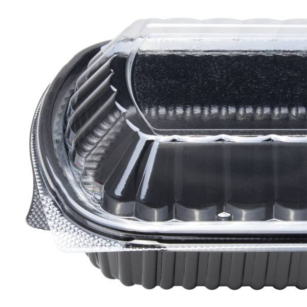 [300 ct] 36 oz Microwaveable Take-Out Box | PP | Black