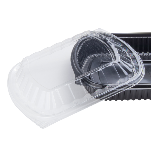[300 ct] 36 oz Microwaveable Take-Out Box | PP | Black