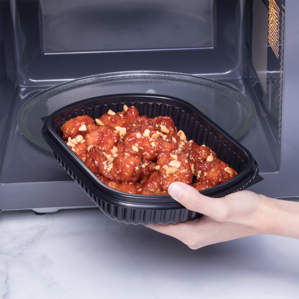 [300 ct] OPS Lid for 24 oz Microwaveable Take-Out Box | Clear