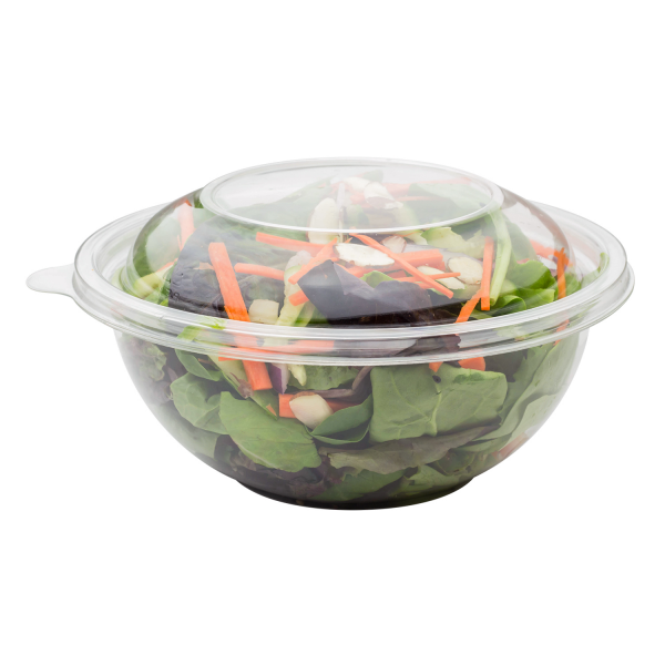 [300 ct] 32 oz Disposable Salad Bowl Lids | 185 mm | PET