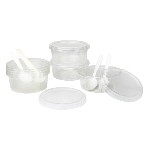 Karat Earth 8oz PLA Eco-Friendly Deli Containers (117mm) - 500 pcs