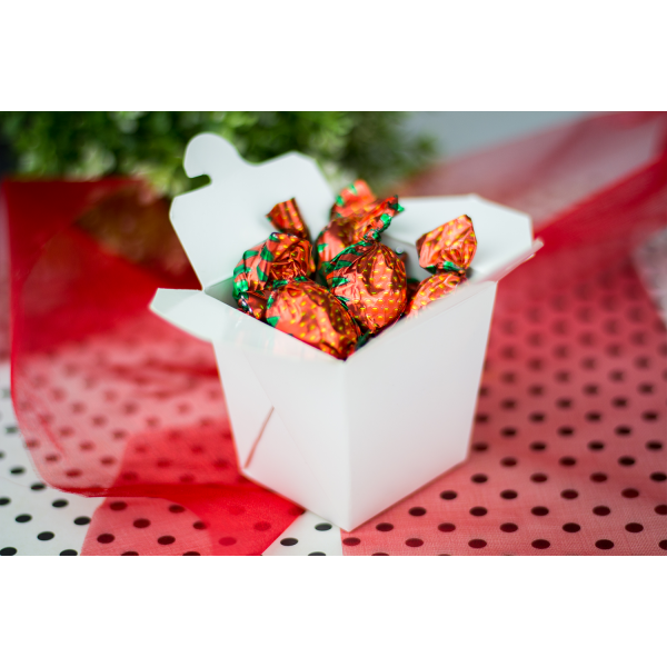 [450 ct] 8 oz Paper Take-Out Boxes, White