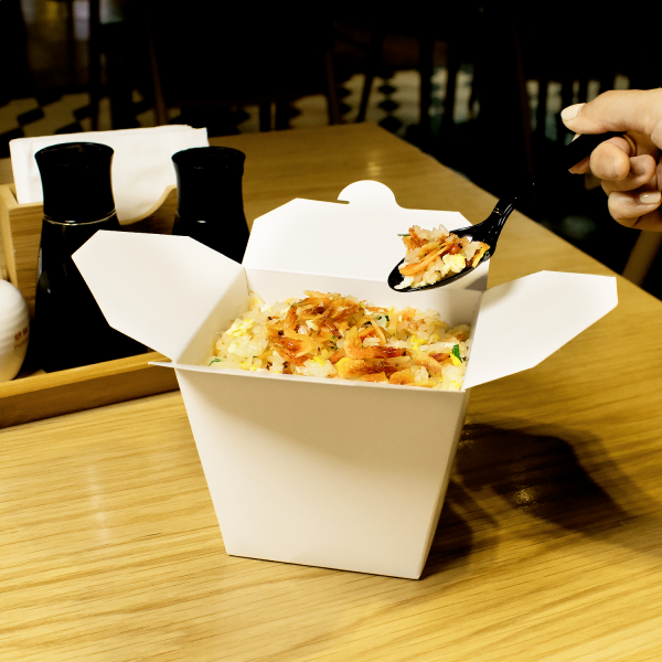 [450 ct] 32 oz Paper Take-Out Boxes, White