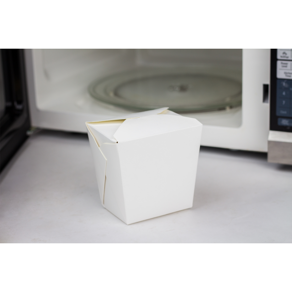 [450 ct] 32 oz Paper Take-Out Boxes, White