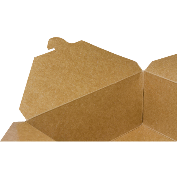 [160 ct] Paper Take-Out Boxes | #4 | 110 oz | Kraft
