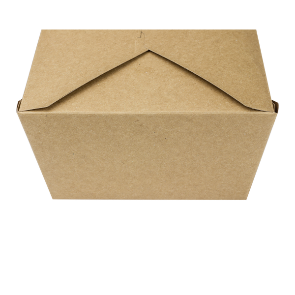 [160 ct] Paper Take-Out Boxes | #4 | 110 oz | Kraft