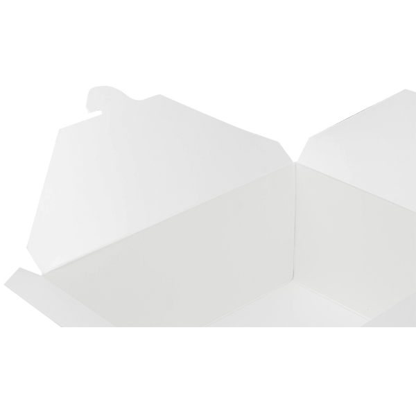 [160 ct] Paper Take-Out Boxes | #4 | 110 oz | White
