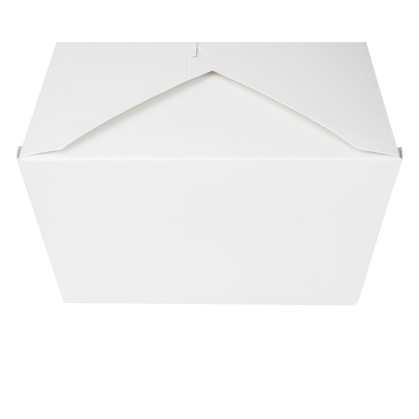 [160 ct] Paper Take-Out Boxes | #4 | 110 oz | White
