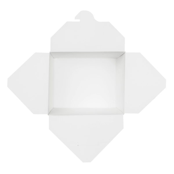 [450 ct] Paper Take-Out Boxes | #1 | 30 oz | White